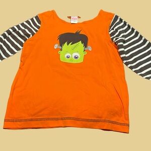 NWT Ricrac & Ruffles Frankenstein Top - Size 7